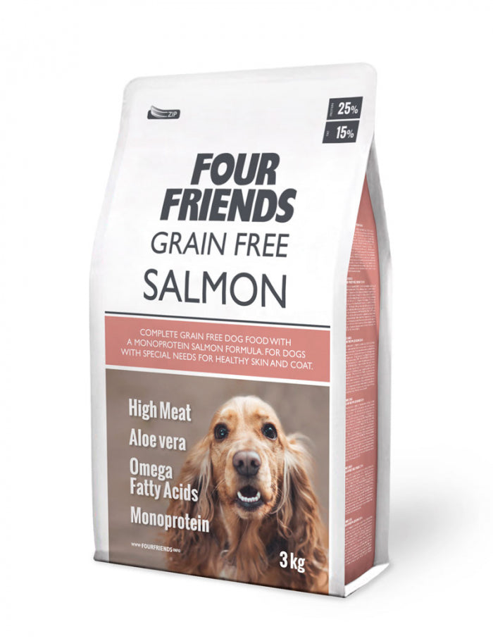 FourFriends Dog Grain Free Salmon 3kg