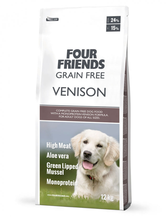 FourFriends Dog Grain Free Venison 12kg