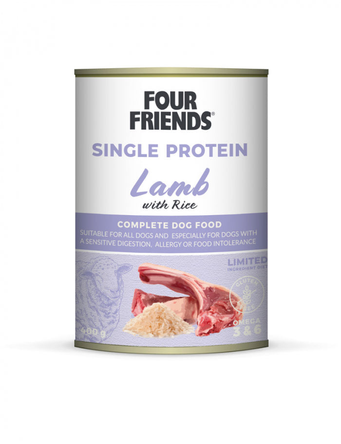 FourFriends Dog Single Protein Lamb & Rice 400g