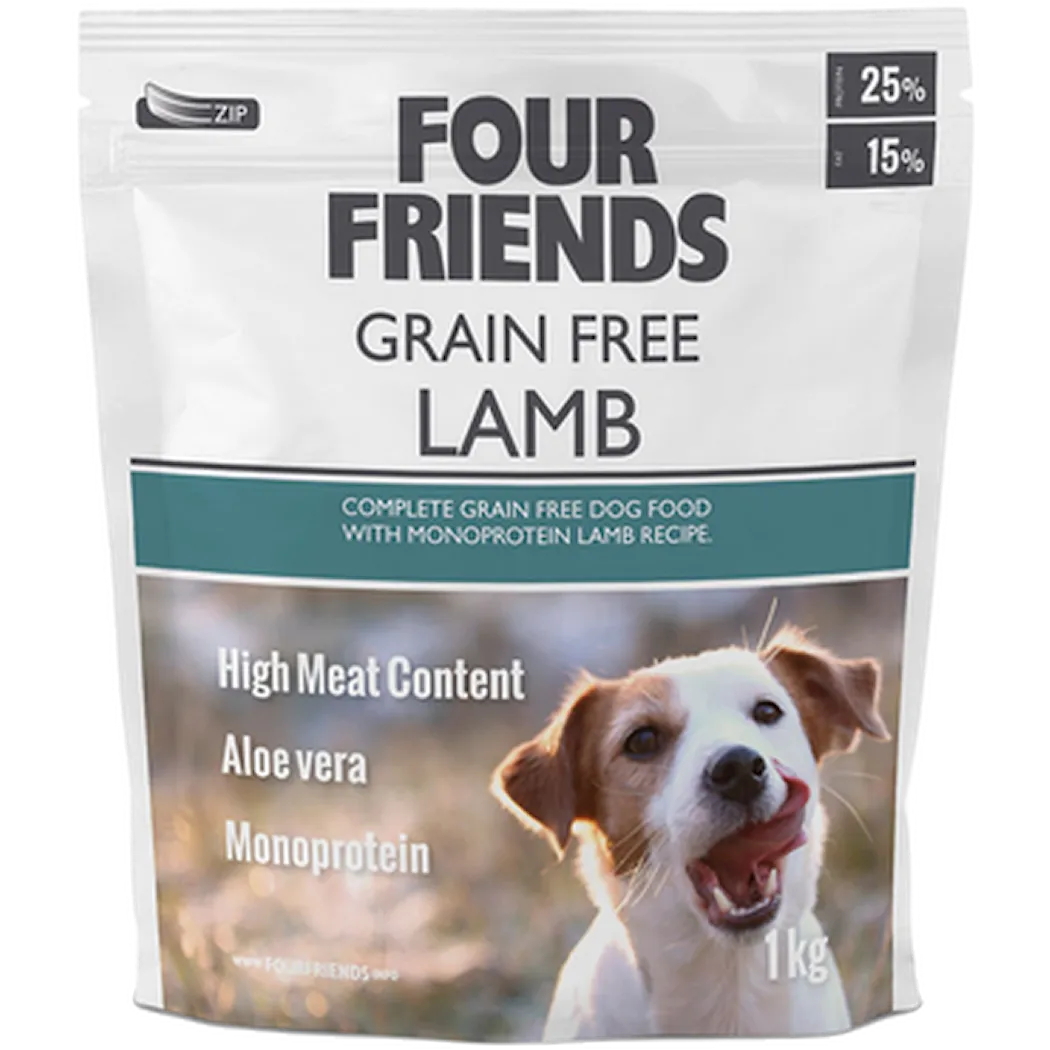 FourFriends Dog Grain Free Lamb 1kg